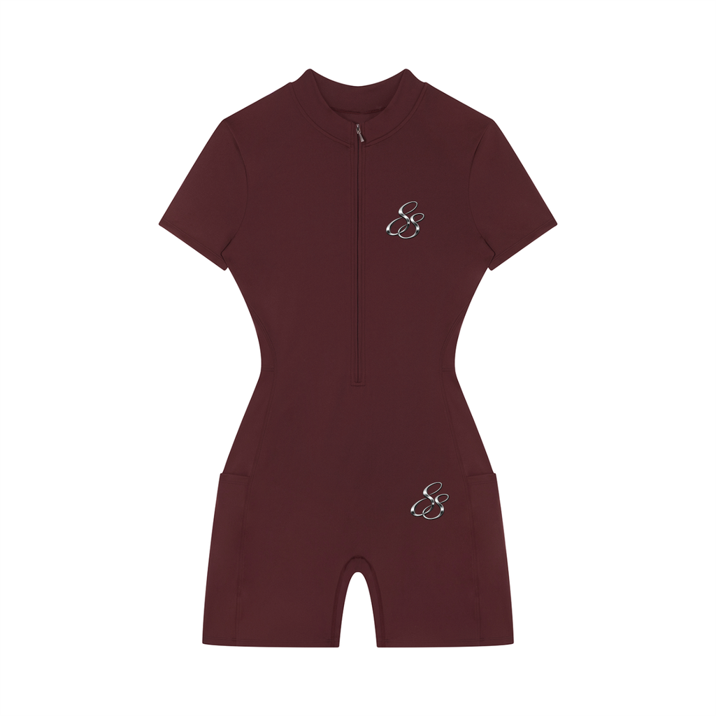 Wine-Red SlixkSuit